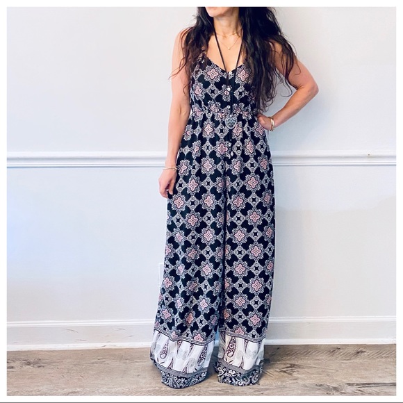 #03 GORGEOUS PRINT WIDE LEG TANK JUMPSUIT - Picture 9 of 16